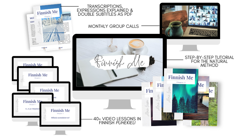 Mockup of an online course
